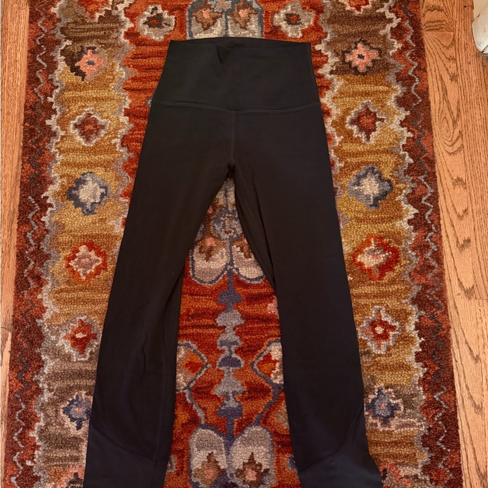 Dark Green Align Lululemon High-Waisted Leggings